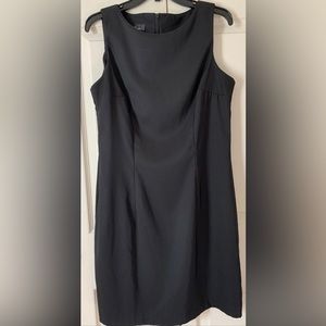 AGB Dresses | Sleeveless Solid Scuba Crepe Sheath Dress, Color:Black,Size12 NEW!